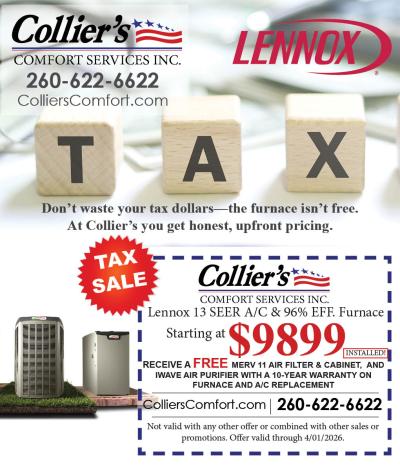 Lennox 13 SEER A/C & 96% EFF. Furnace